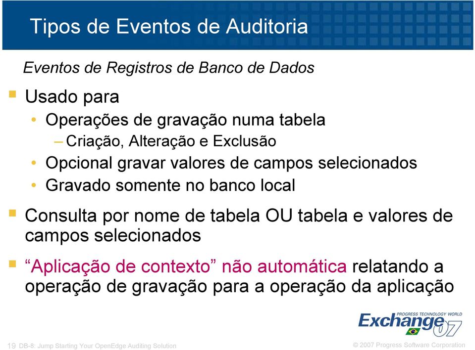 local Consulta por nome de tabela OU tabela e valores de campos selecionados Aplicação de contexto não