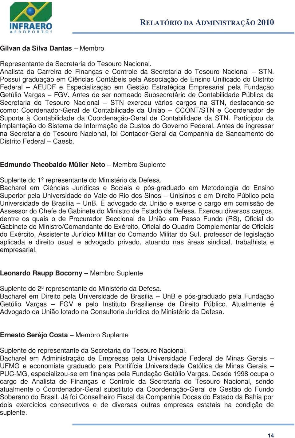 Antes de ser nomeado Subsecretário de Contabilidade Pública da Secretaria do Tesouro Nacional STN exerceu vários cargos na STN, destacando-se como: Coordenador-Geral de Contabilidade da União