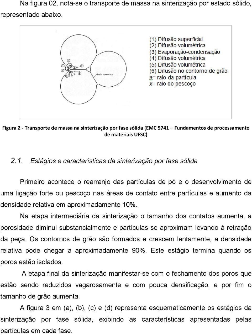 Fundamentos de processamento de materiais UFSC) 2.1.