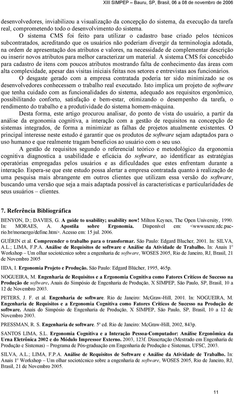 atributos e valores, na necessidade de complementar descrição ou inserir novos atributos para melhor caracterizar um material.