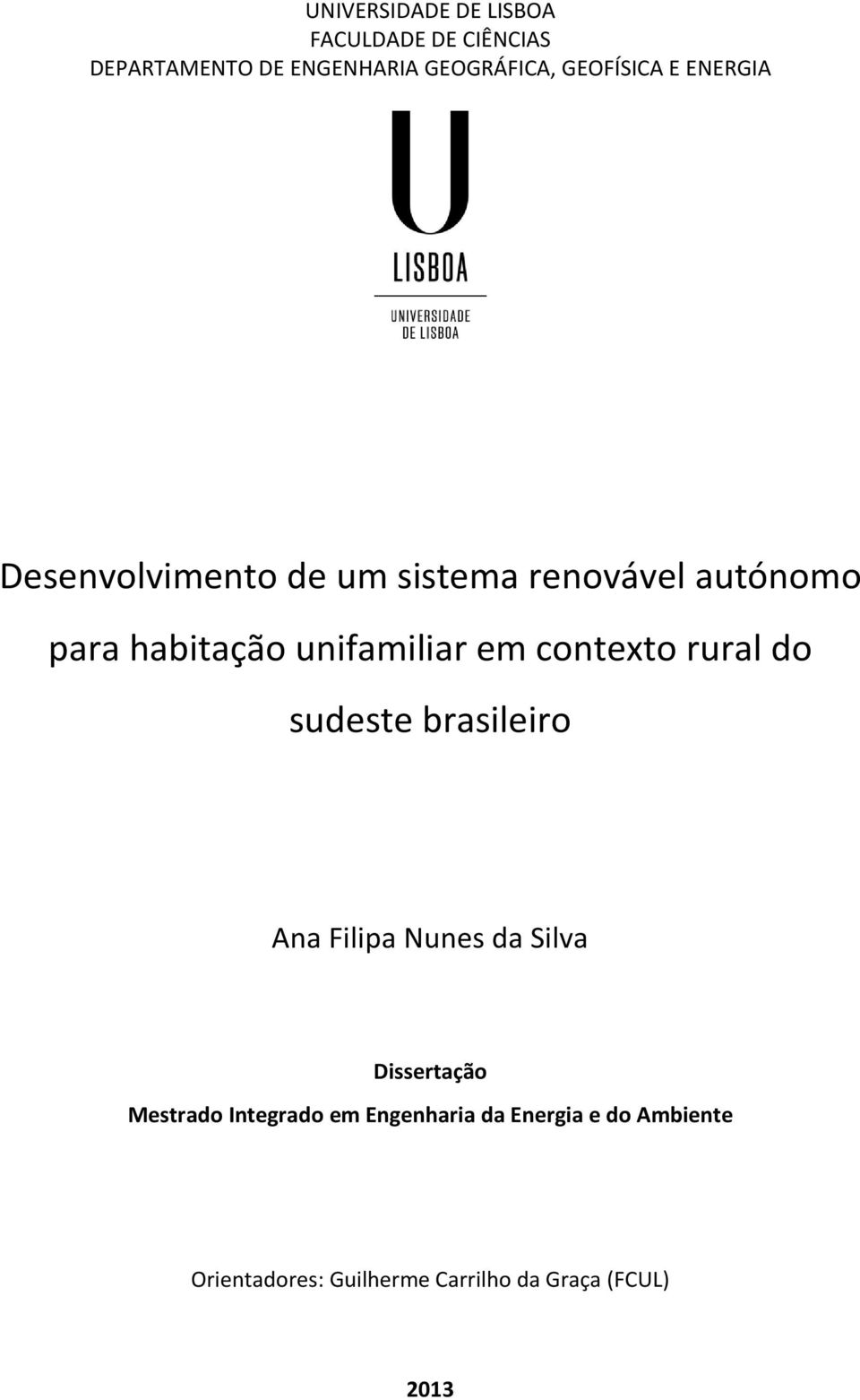 unifamiliar em contexto rural do Ana Filipa Nunes da Silva Dissertação Mestrado