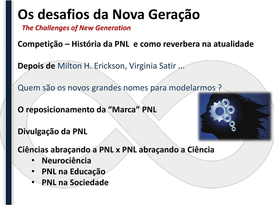 .. Quem são os novos grandes nomes para modelarmos?