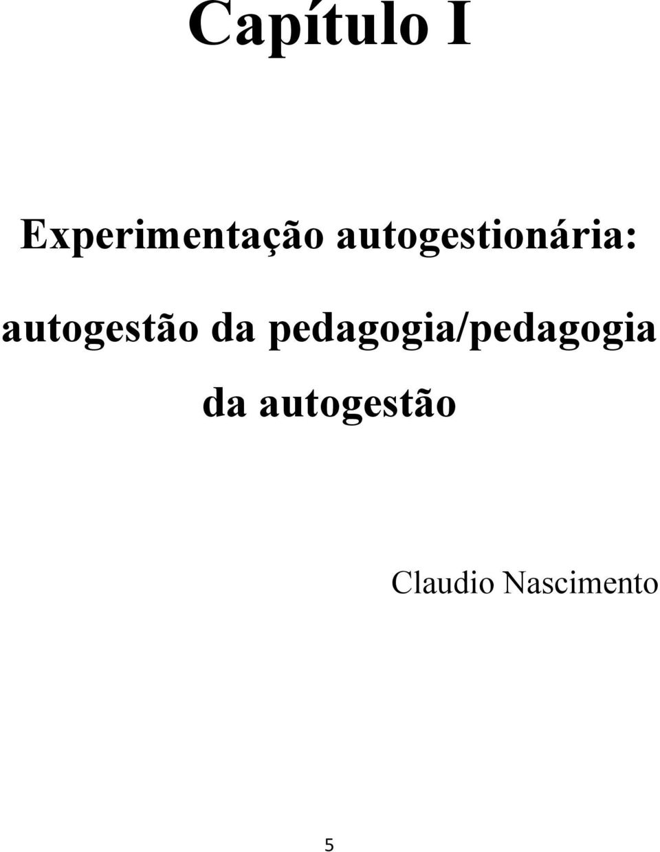 da pedagogia/pedagogia da