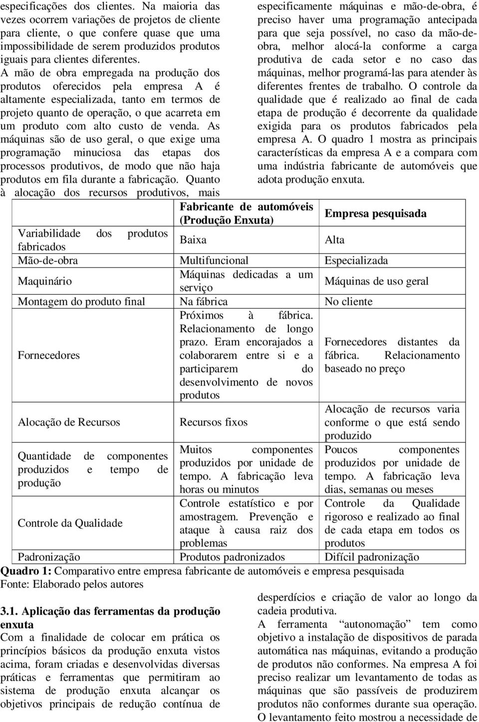 A mão de obra empregada na produção dos produtos oferecidos pela empresa A é altamente especializada, tanto em termos de projeto quanto de operação, o que acarreta em um produto com alto custo de