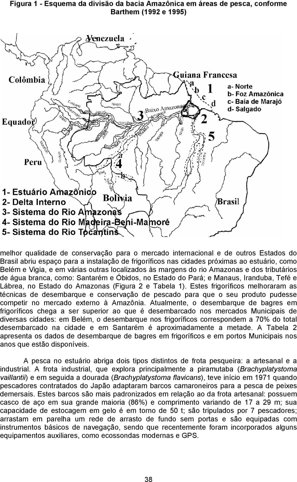 Santarém e Óbidos, no Estado do Pará; e Manaus, Iranduba, Tefé e Lábrea, no Estado do Amazonas (Figura 2 e Tabela 1).