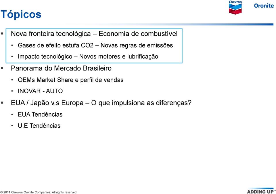 Panorama do Mercado Brasileiro OEMs Market Share e perfil de vendas INOVAR - AUTO