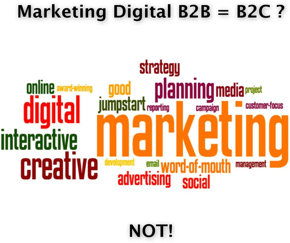 B2B = B2C?