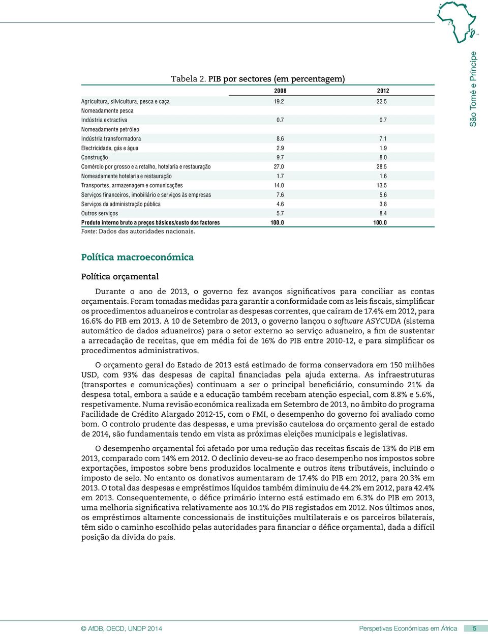 5 Nomeadamente hotelaria e restauração 1.7 1.6 Transportes, armazenagem e comunicações 14.0 13.5 Serviços financeiros, imobiliário e serviços às empresas 7.6 5.6 Serviços da administração pública 4.