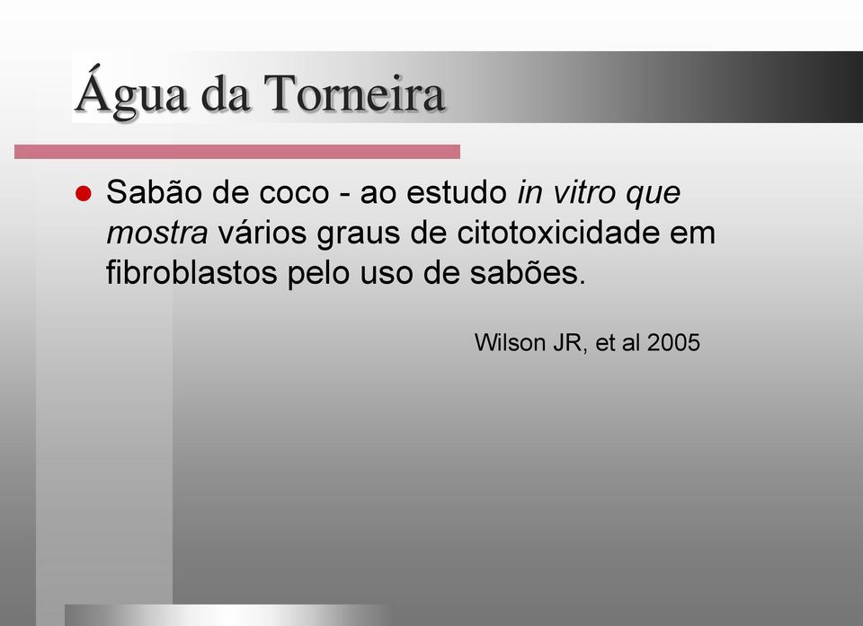 graus de citotoxicidade em