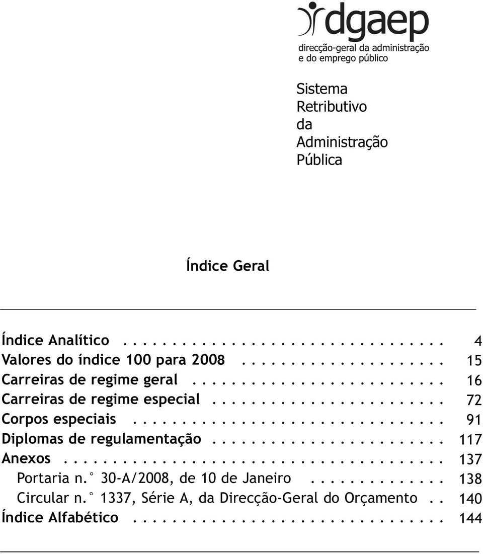 ............................... Diplomas de regulamentação........................ Anexos....................................... Portaria n.