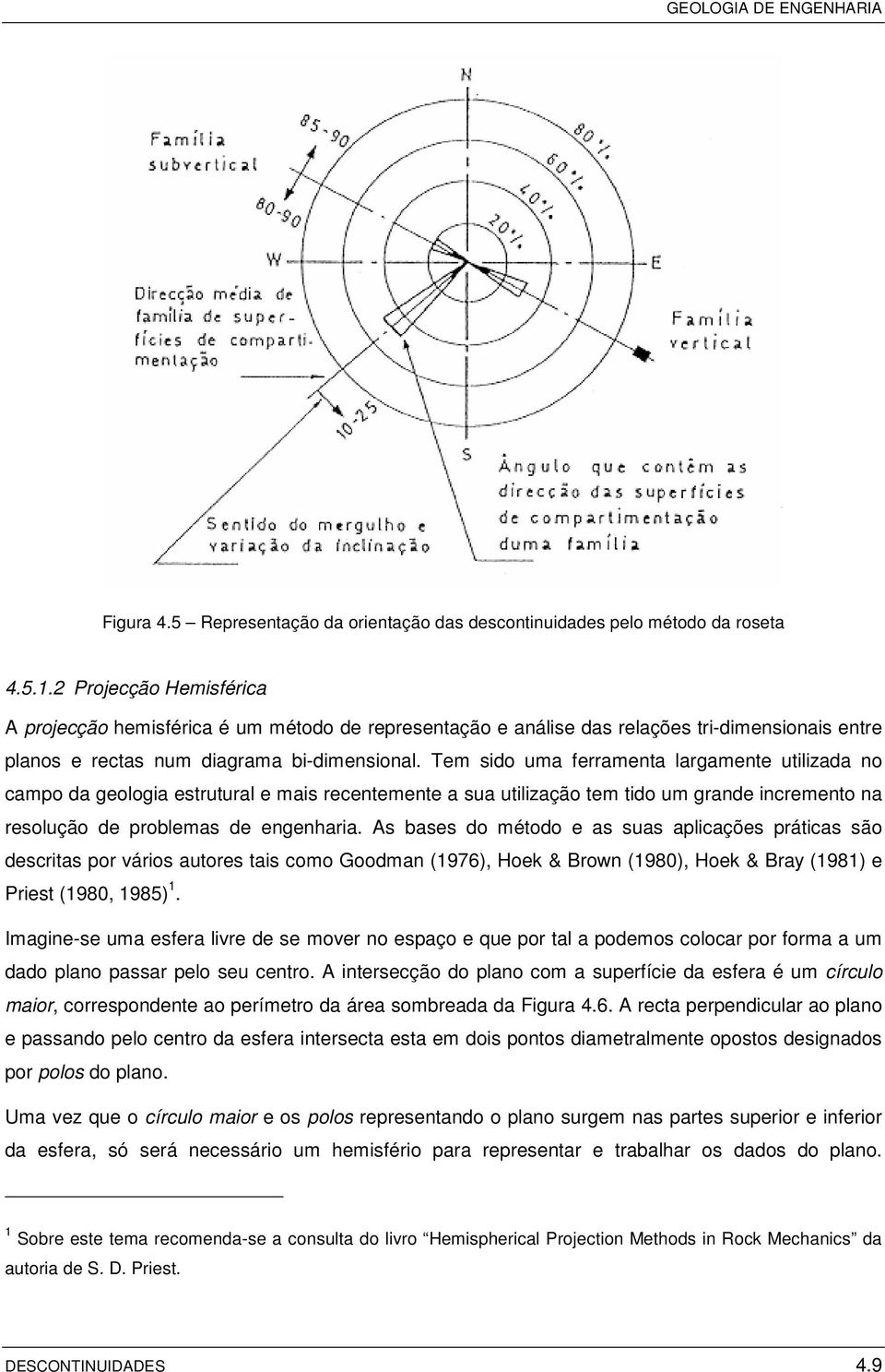 Tem sido uma ferramenta largamente utilizada no campo da geologia estrutural e mais recentemente a sua utilização tem tido um grande incremento na resolução de problemas de engenharia.