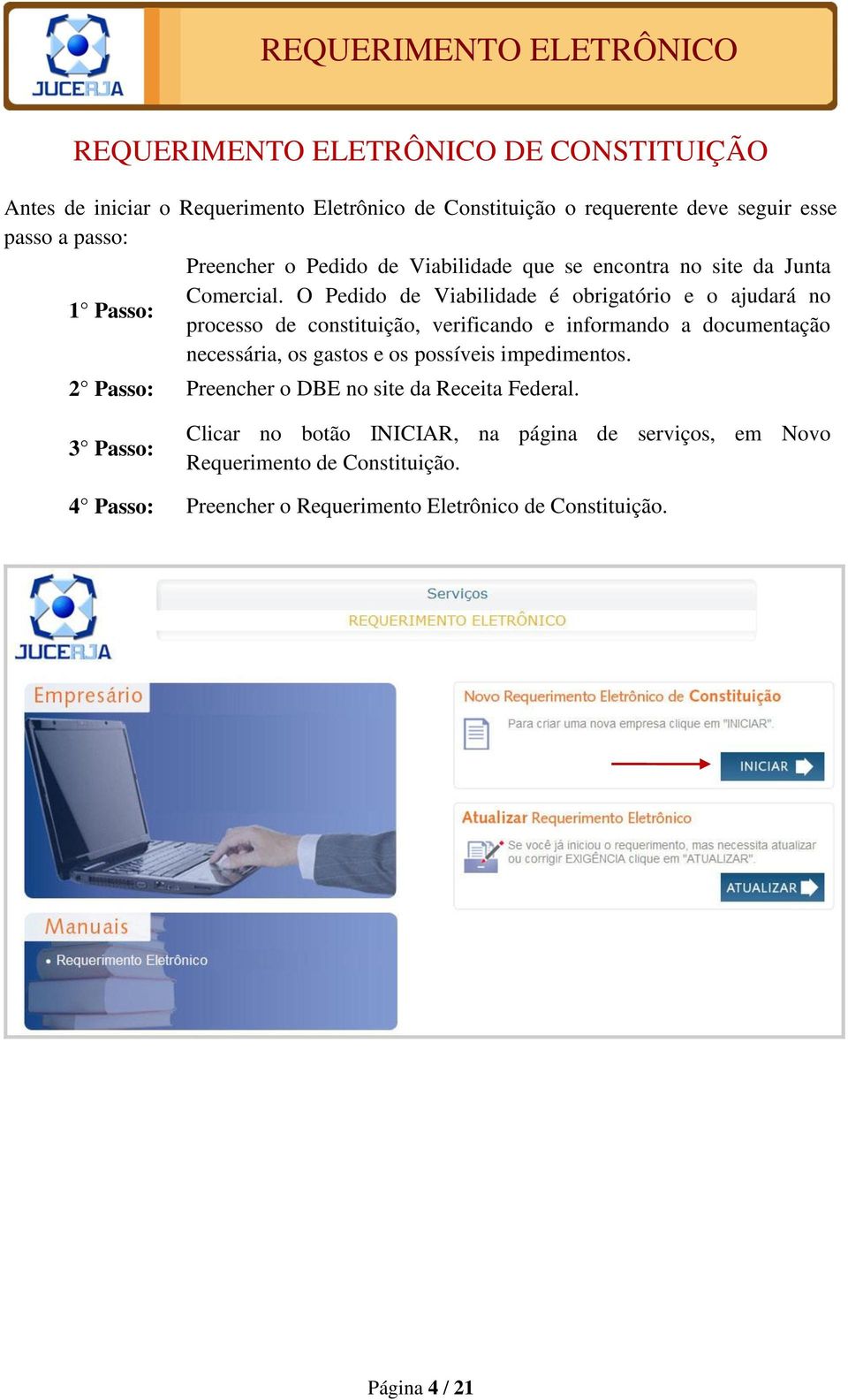 O Pedido de Viabilidade é obrigatório e o ajudará no 1 Passo: processo de constituição, verificando e informando a documentação necessária, os gastos e os