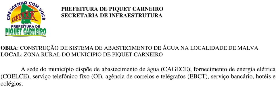 serviço telefônico fixo (OI), agência de correios e