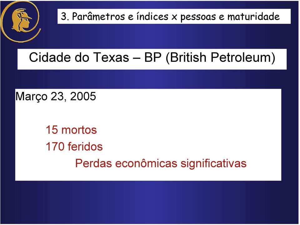 Petroleum) Março 23, 2005 15 mortos