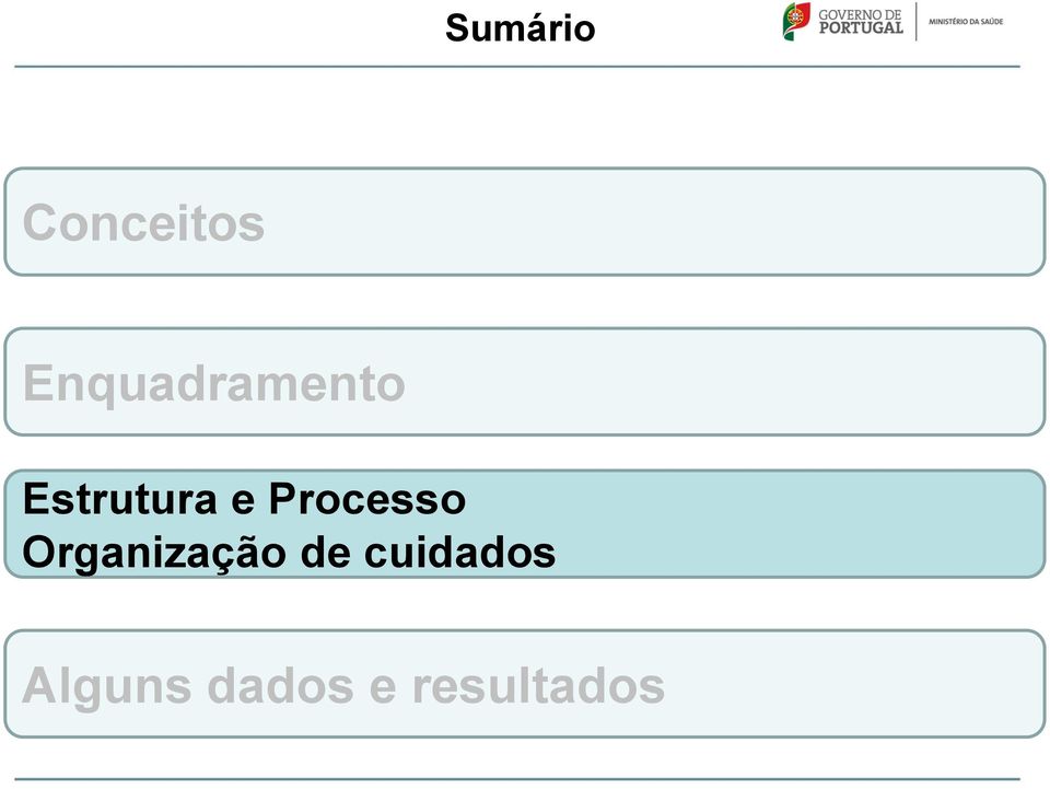 Processo Organização de