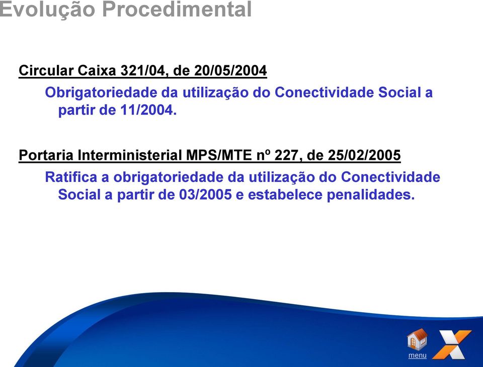 Portaria Interministerial MPS/MTE nº 227, de 25/02/2005 Ratifica a