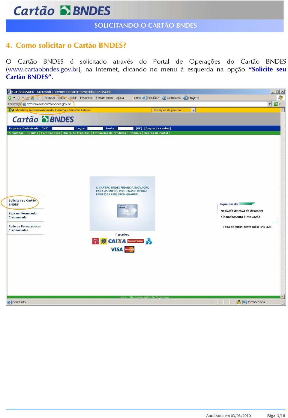 Cartão BNDES (www.cartaobndes.gov.