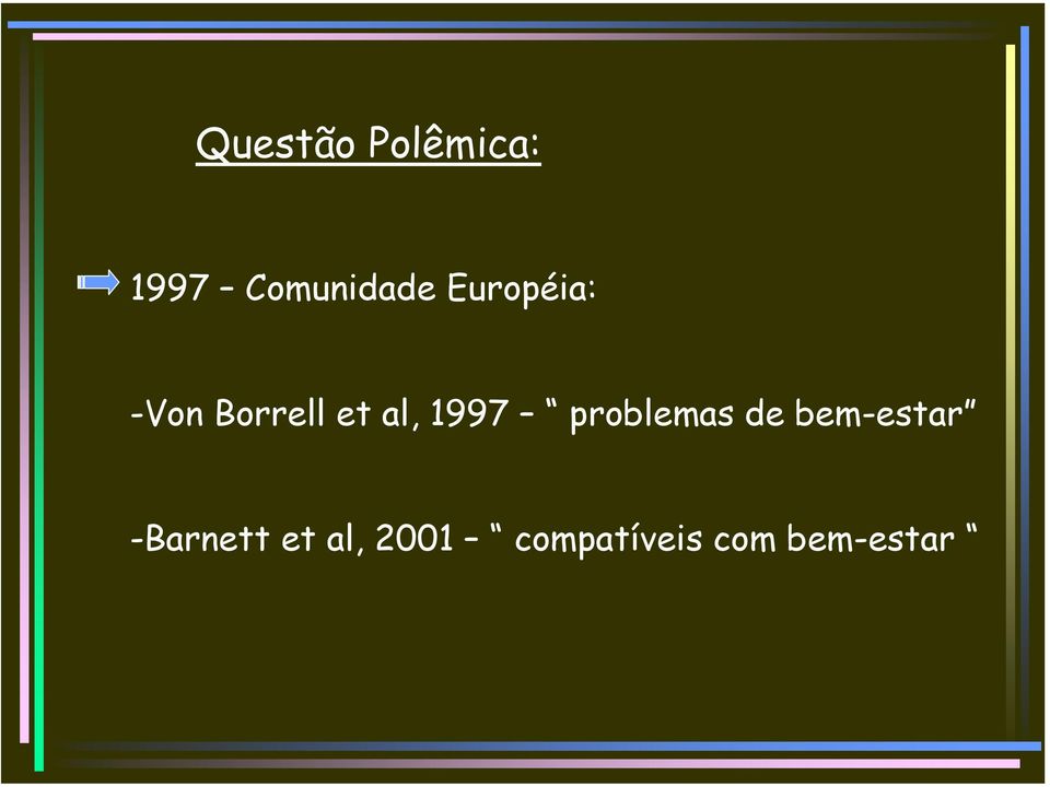 problemas de bem-estar -Barnett et