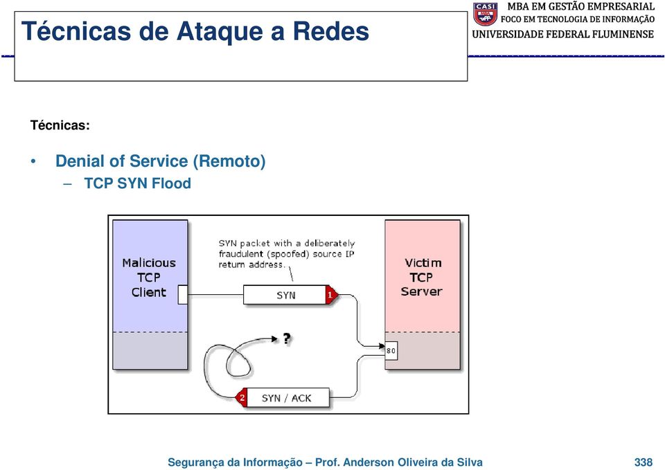 (Remoto) TCP SYN Flood Segurança