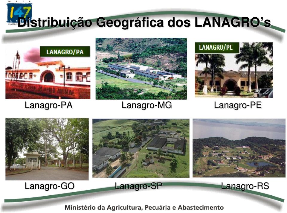 Lanagro-MG Lanagro-PE