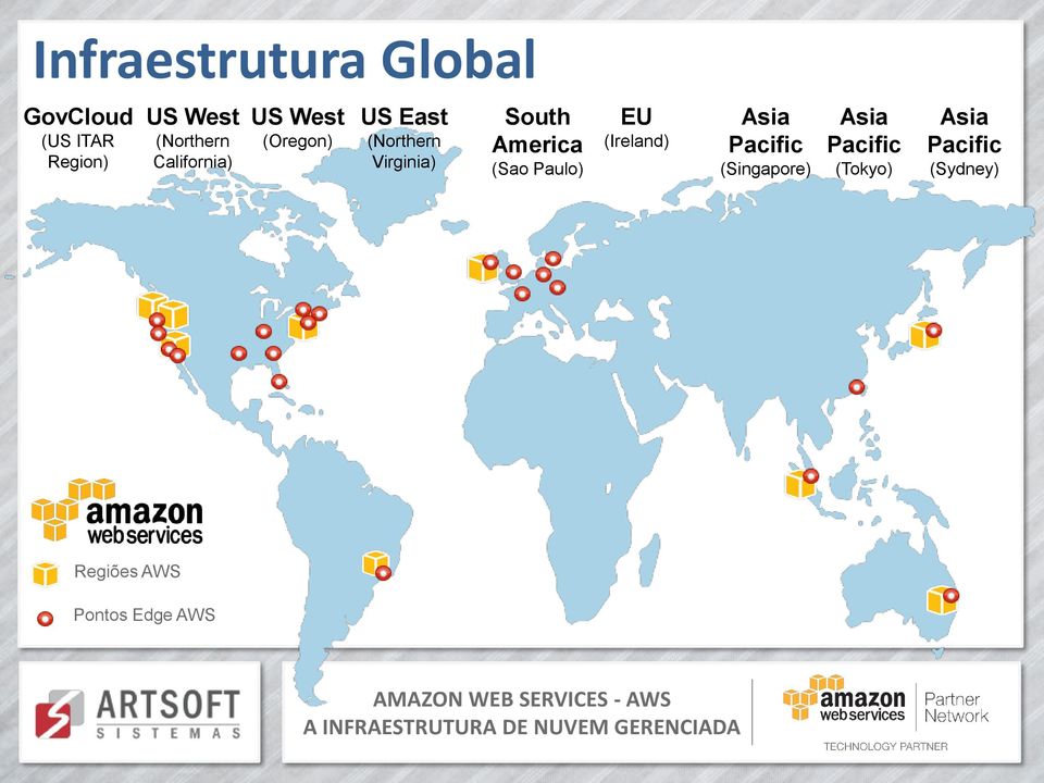 Virginia) South America (Sao Paulo) EU (Ireland) Asia Pacific
