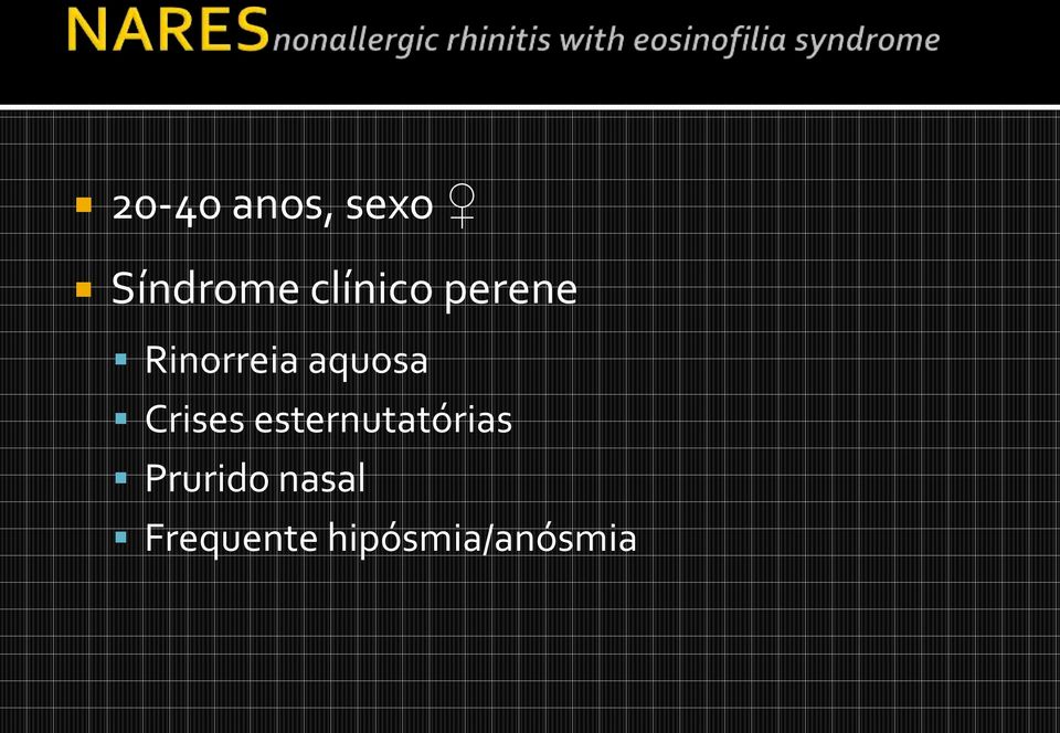 aquosa Crises esternutatórias