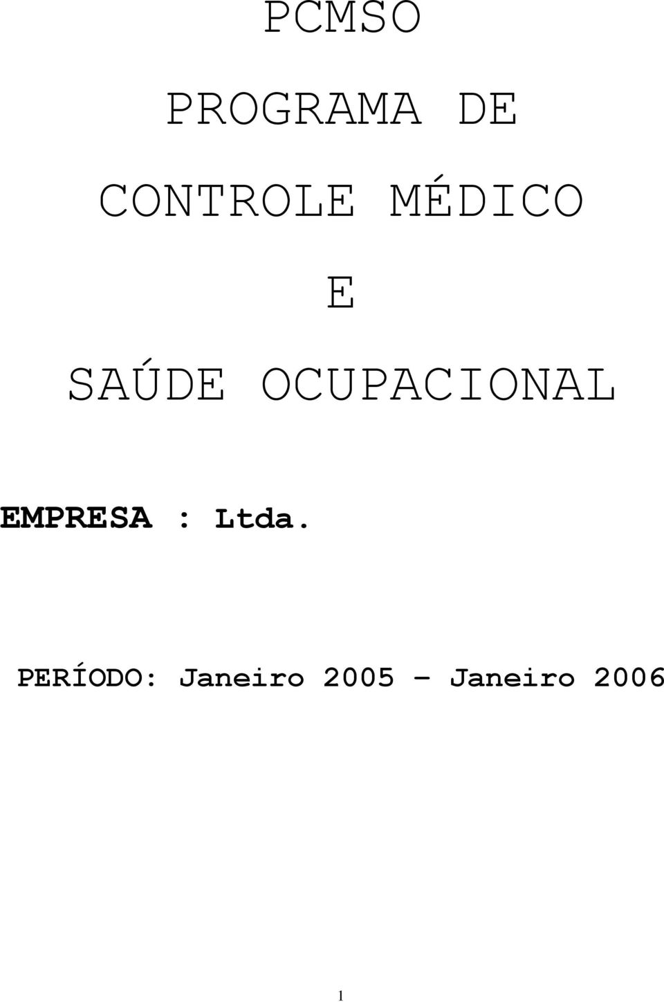 EMPRESA : Ltda.