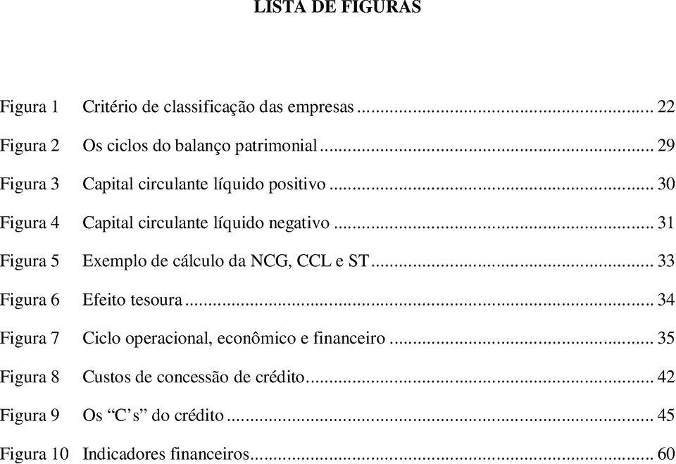 .. 31 Figura 5 Exemplo de cálculo da NCG, CCL e ST... 33 Figura 6 Efeito tesoura.