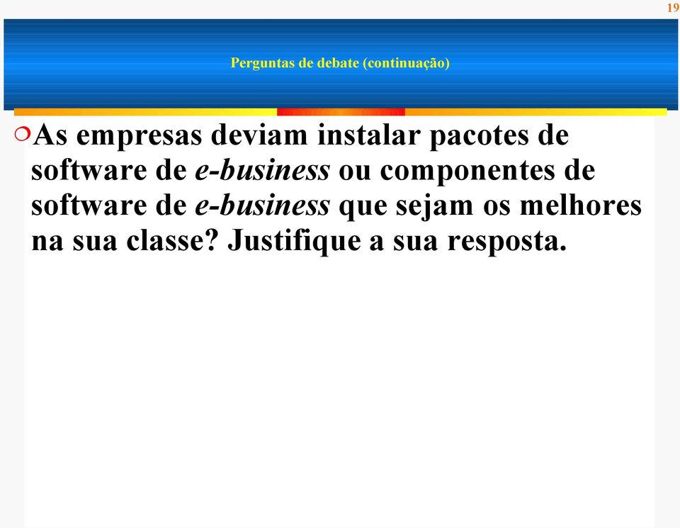 ou componentes de software de e-business que sejam