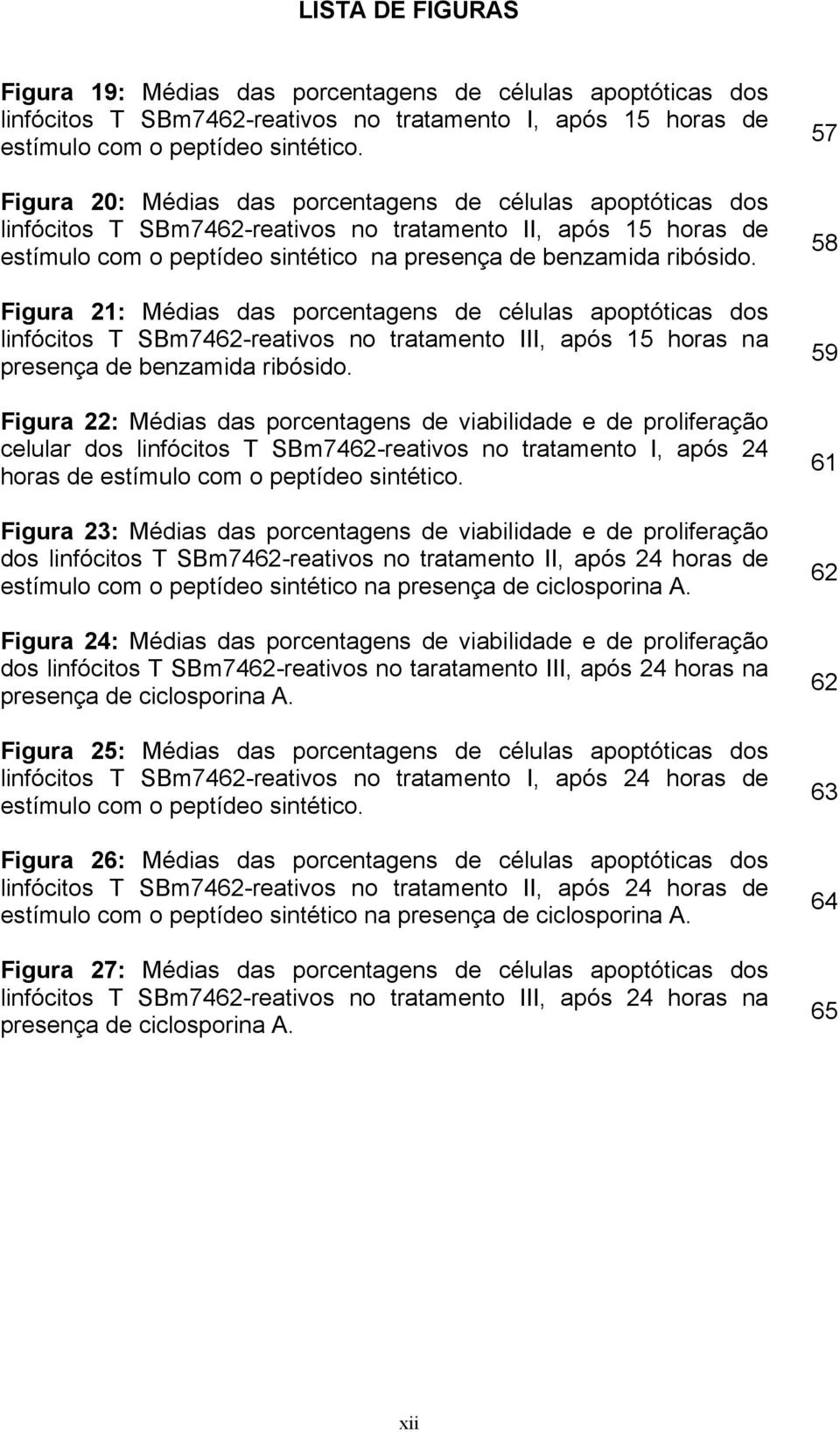 Figura 21: Médias das porcentagens de células apoptóticas dos linfócitos T SBm7462-reativos no tratamento III, após 15 horas na presença de benzamida ribósido.