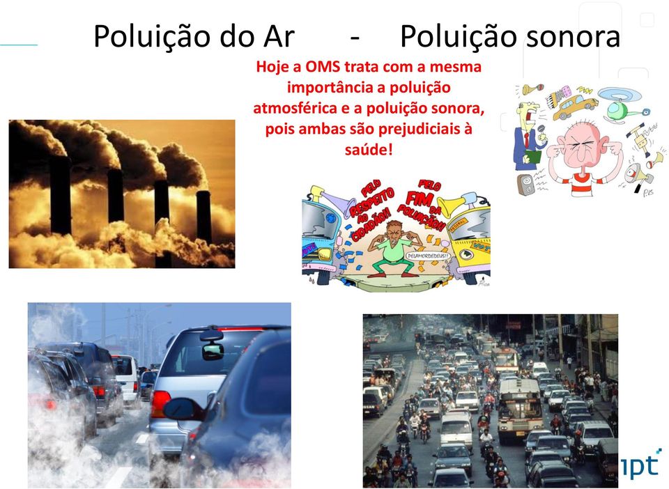 poluição atmosférica e a poluição