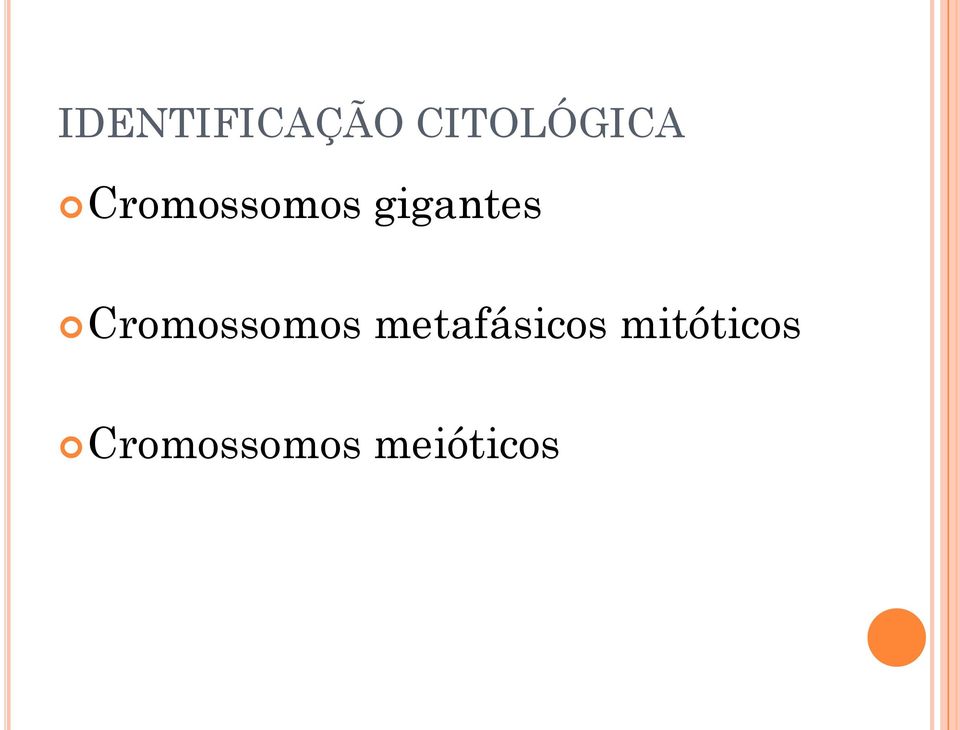 Cromossomos metafásicos