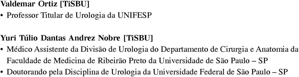 Cirurgia e Anatomia da Faculdade de Medicina de Ribeirão Preto da Universidade de