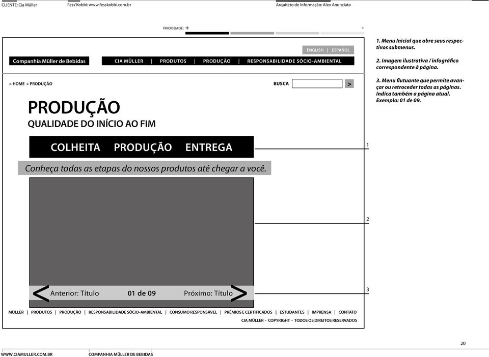 > HOME > PRODUÇÃO PRODUÇÃO Qualidade do início ao fim 3.