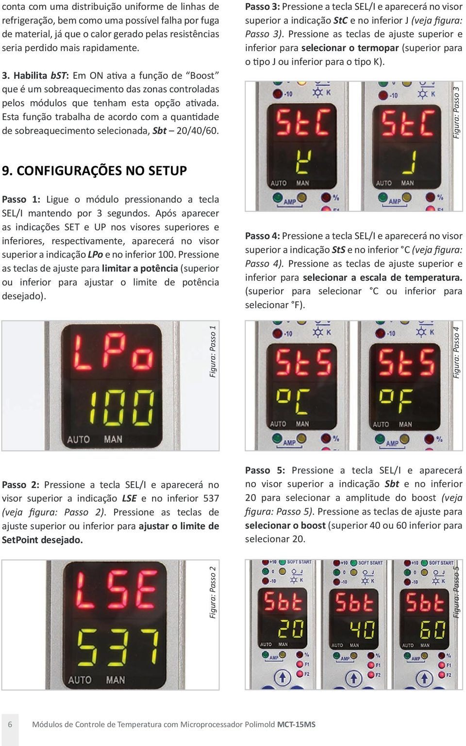 Esta função trabalha de acordo com a quantidade de sobreaquecimento selecionada, Sbt 20/40/60.