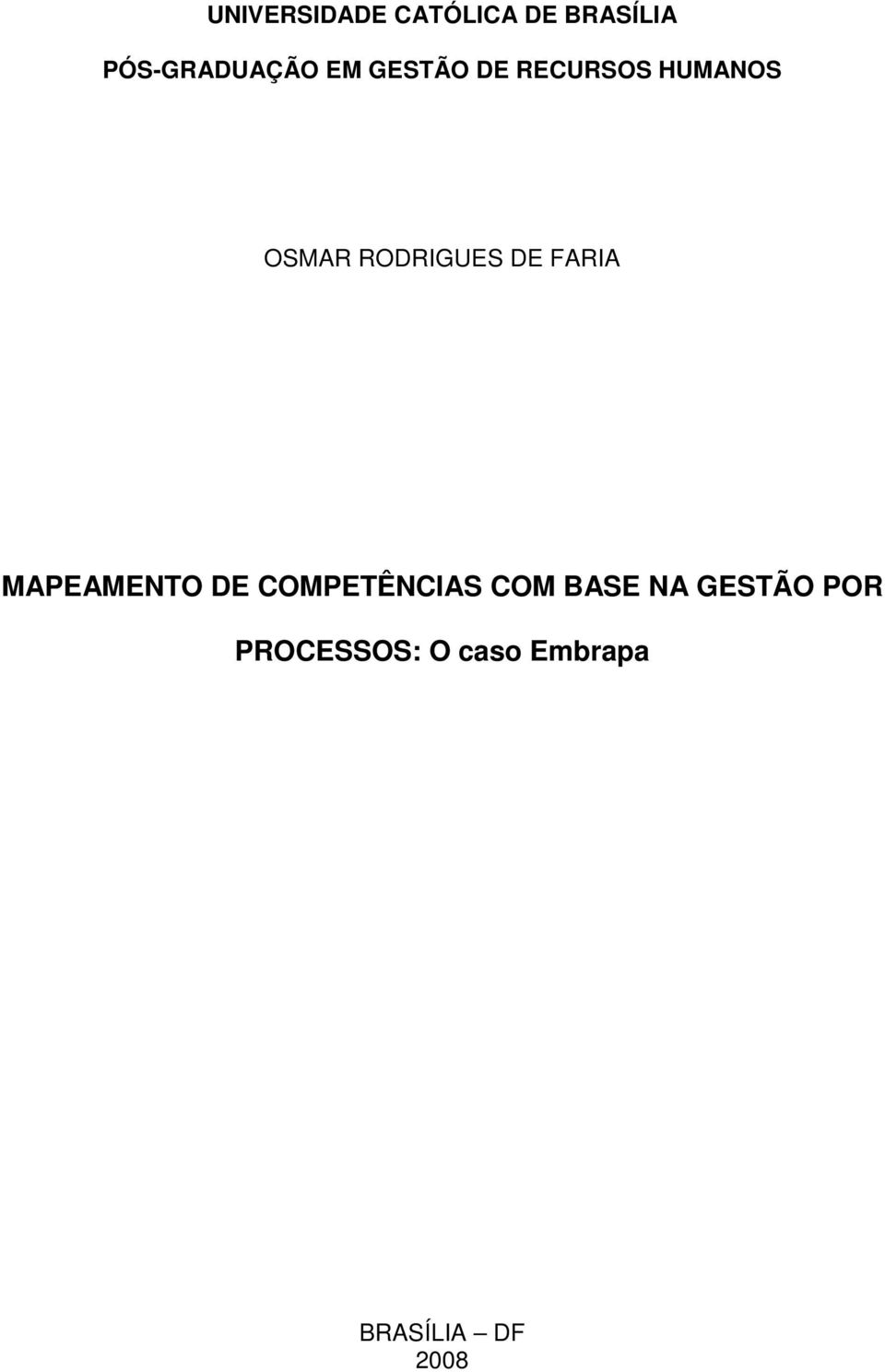 FARIA MAPEAMENTO DE COMPETÊNCIAS COM BASE NA