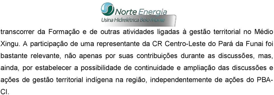 apenas por suas contribuições durante as discussões, mas, ainda, por estabelecer a possibilidade de