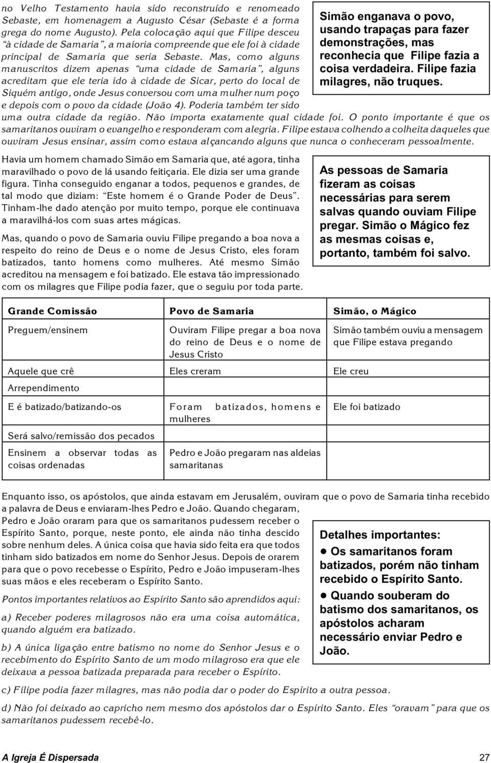 Mas, como alguns manuscritos dizem apenas uma cidade de Samaria, alguns acreditam que ele teria ido à cidade de Sicar, perto do local de Siquém antigo, onde Jesus conversou com uma mulher num poço e