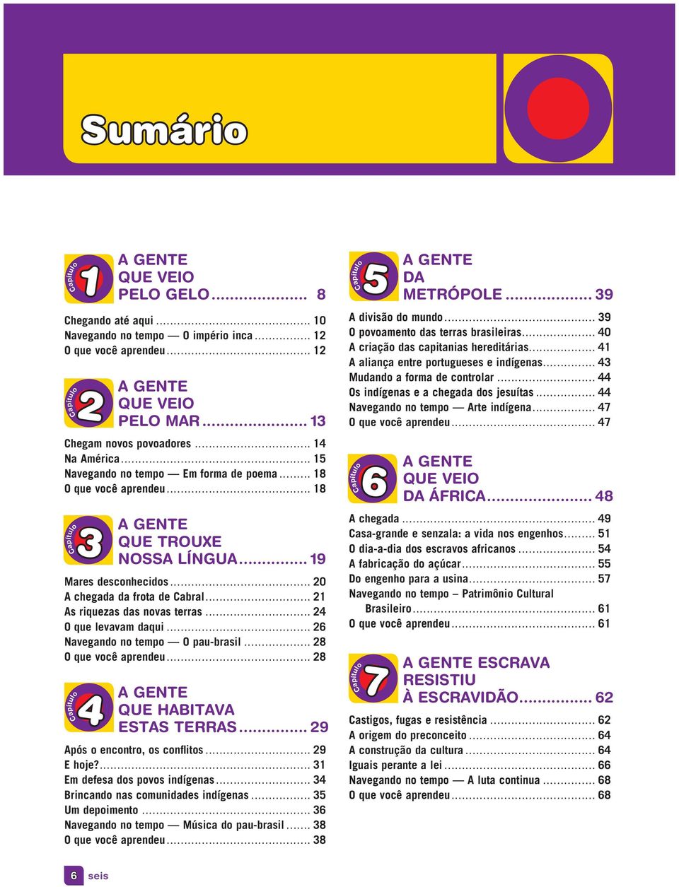 .. 24 O que levavam daqui... 26 Navegando no tempo O pau-brasil... 28 O que você aprendeu... 28 1 4 QUE HABITAVA ESTAS TERRAS... 29 Após o encontro, os conflitos... 29 E hoje?