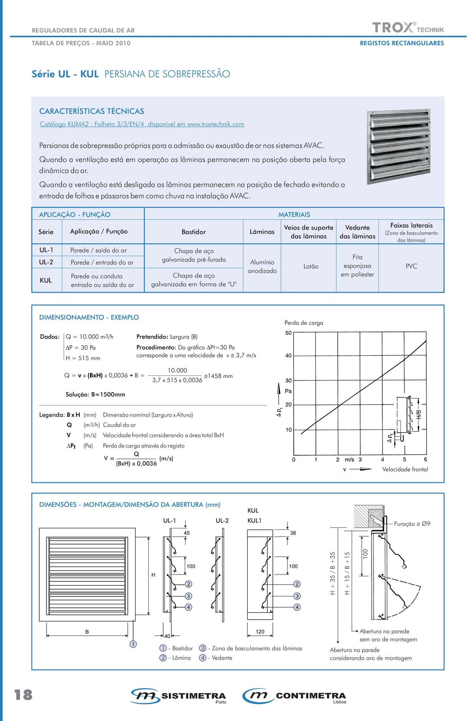 Quando a ventilação está desligada as lâminas permanecem na posição de fechado evitando a entrada de folhas e pássaros bem como chuva na instalação AVAC.