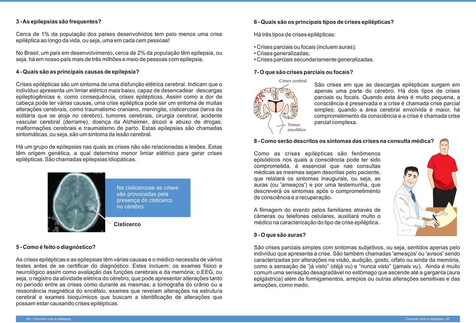 4 - Quais são as principais causas de epilepsia? Crises epilépticas são um sintoma de uma disfunção elétrica cerebral.