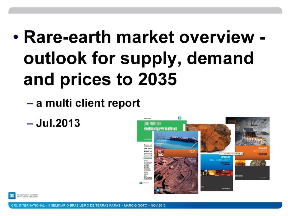 demand and prices to 2035