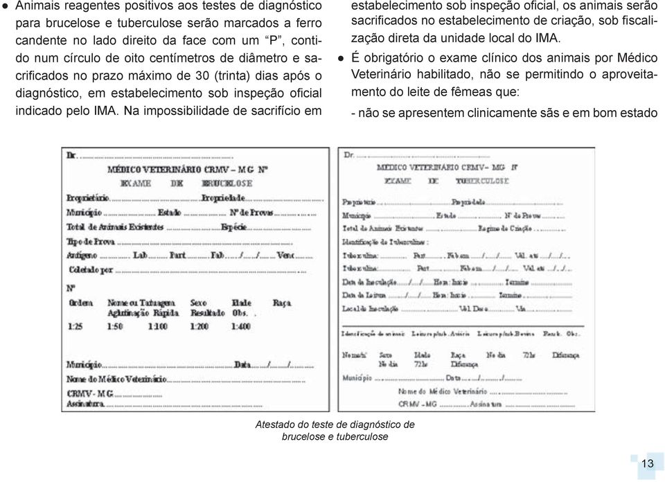 Na impossibilidade de sacrifício em estabelecimento sob inspeção oficial, os animais serão sacrificados no estabelecimento de criação, sob fiscalização direta da unidade local do IMA.