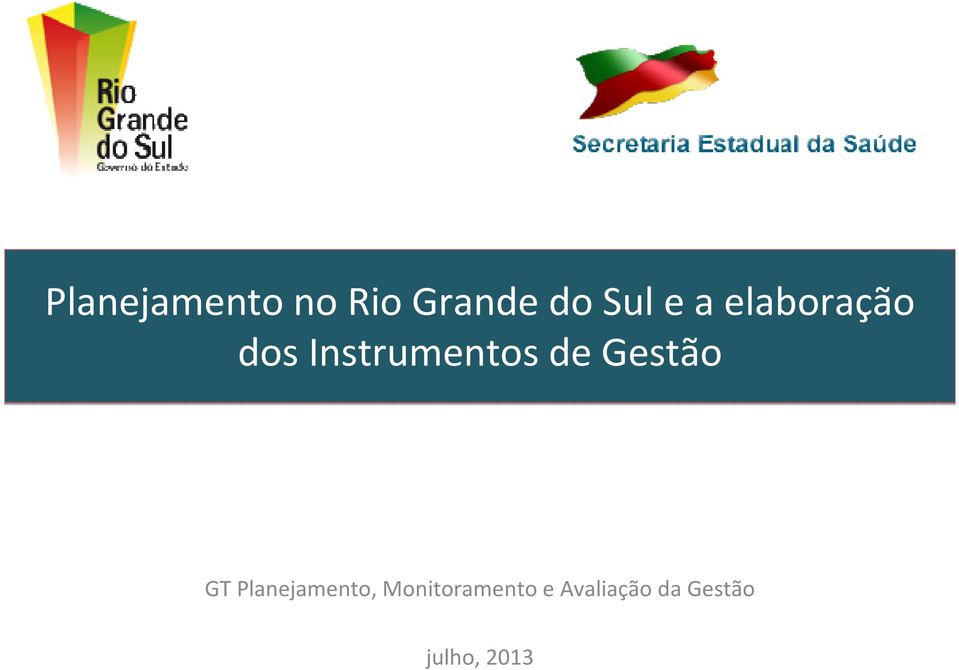 Gestão GT Planejamento,