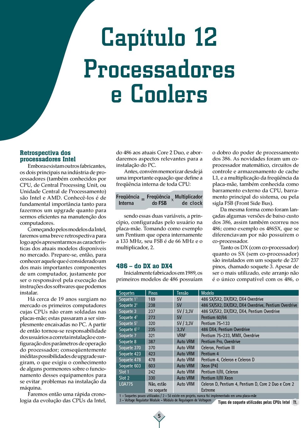 Conhecê-los é de fundamental importância tanto para fazermos um upgrade quanto para sermos eficientes na manutenção dos computadores.