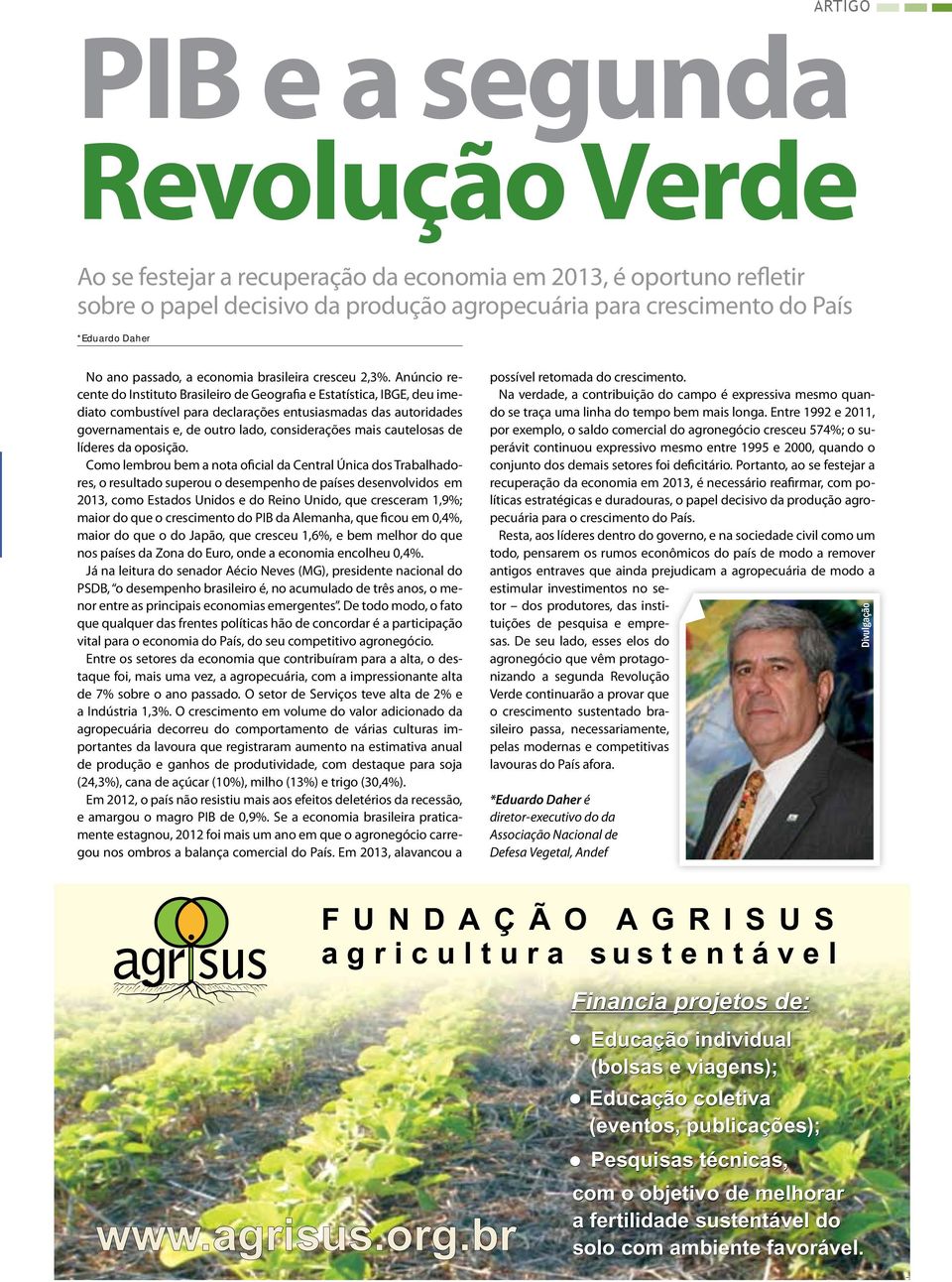 Anúncio recente do Instituto Brasileiro de Geografia e Estatística, IBGE, deu imediato combustível para declarações entusiasmadas das autoridades governamentais e, de outro lado, considerações mais