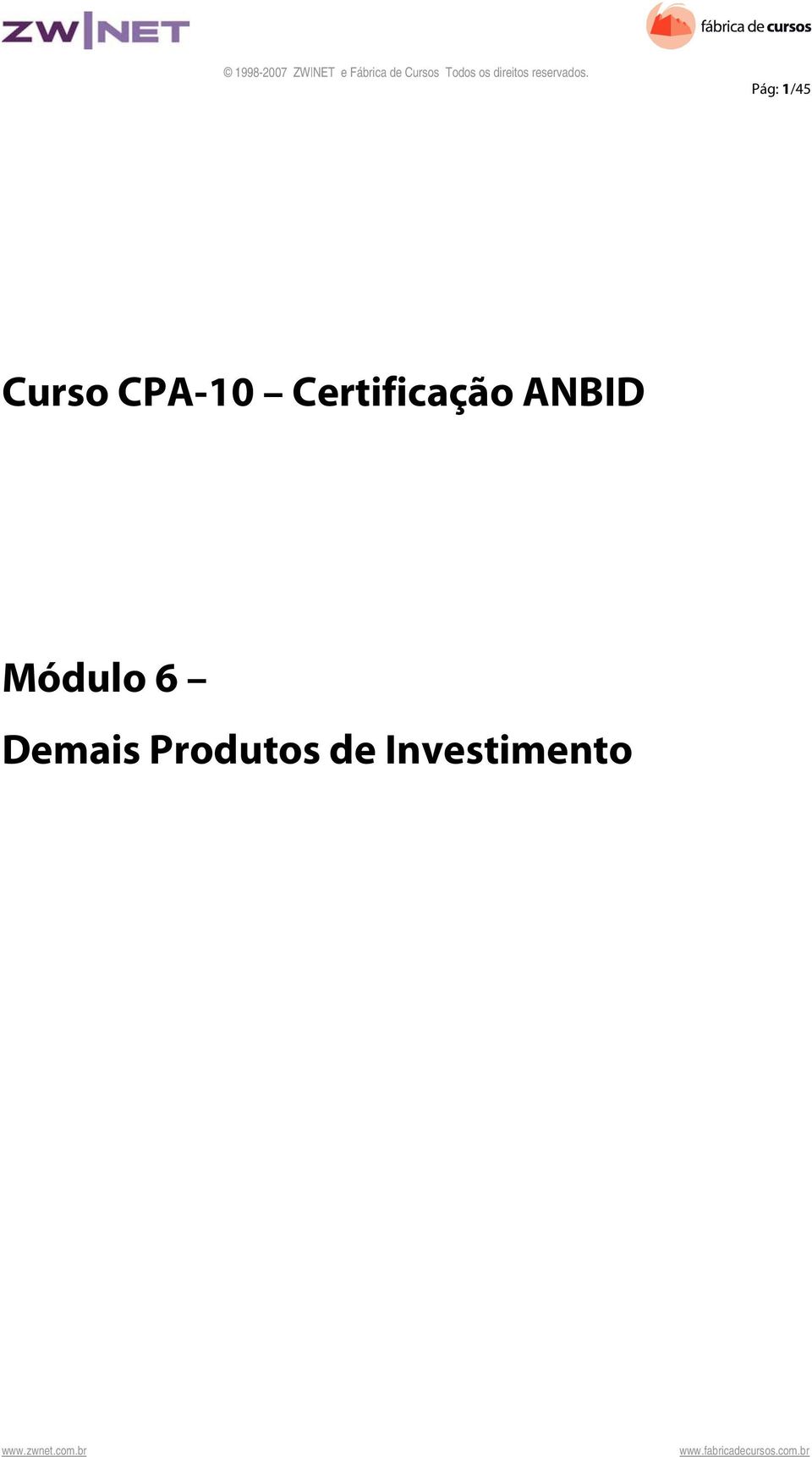 ANBID Módulo 6