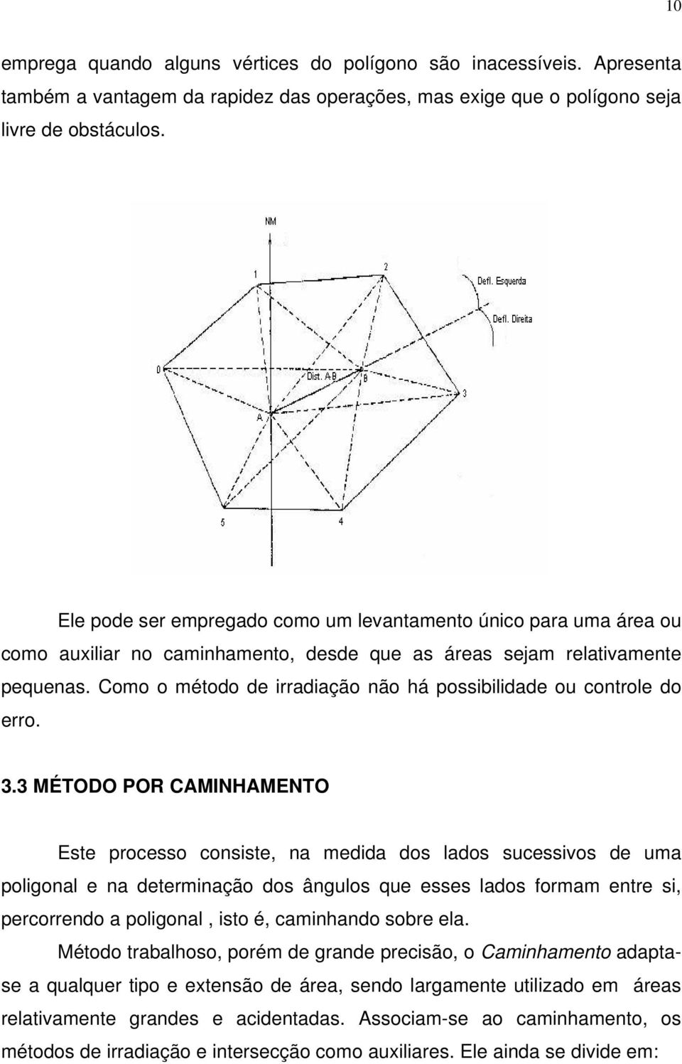 Como o método de irradiação não há possibilidade ou controle do erro. 3.