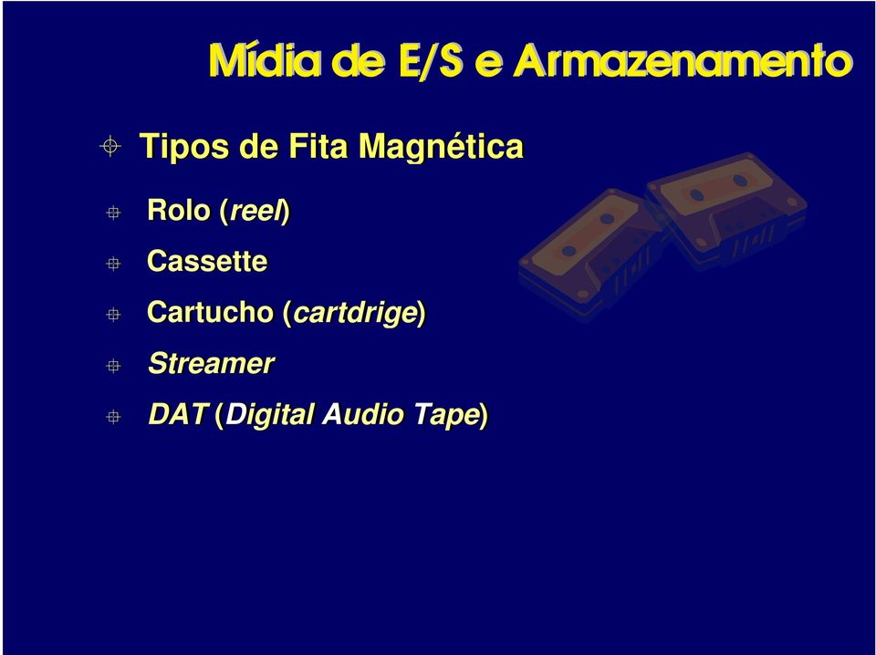 Streamer Tipos de Fita