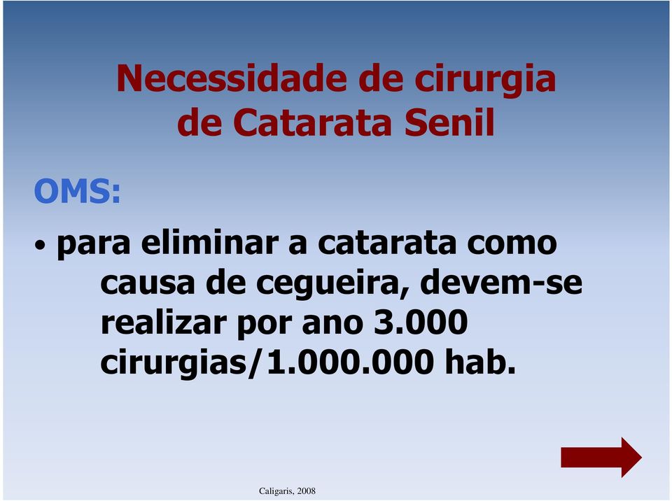 de cegueira, devem-se realizar por ano 3.